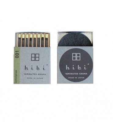 Lemongrass. Scatola di 8 bastoncini con tappetino speciale.