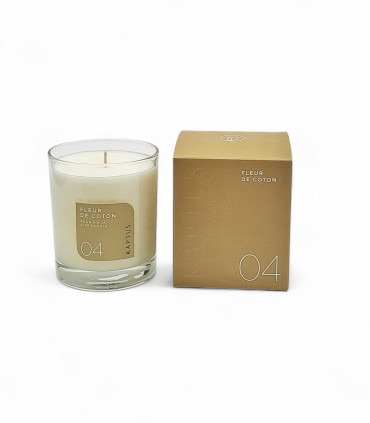 Bougie à la cire de soja Fleur de Coton Collection Contemporaine
