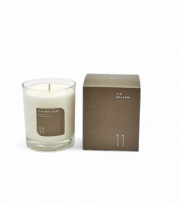 Candela in cera di soia Balsamo di abete. Collezione Contemporanea