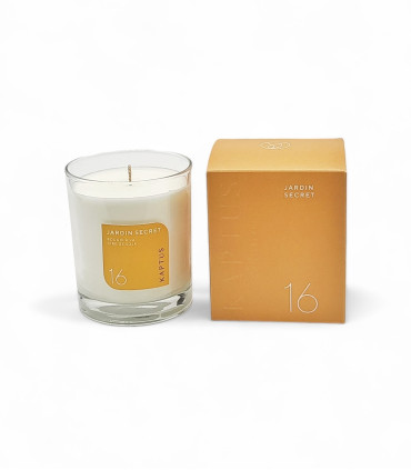 Candela in cera di soia Giardino segreto. Collezione classica
