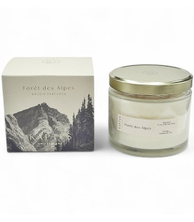 Bougie à la cire de soja Forêt des Alpes Collection Dorèe