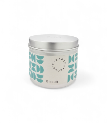 Candela in cera di soia Biscotto. Collezione Mosaico