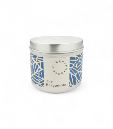 Bougie à la cire de soja Thé Bergamote. Collection Mosaïque