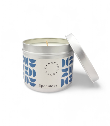 Candela in cera di soia Spekulatius. Collezione Mosaico