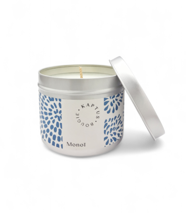 Candela in cera di soia Monoï. Collezione Mosaico
