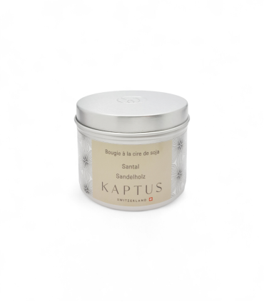 Sandelholz Soja-Wachs-Kerze. Reisekollektion
