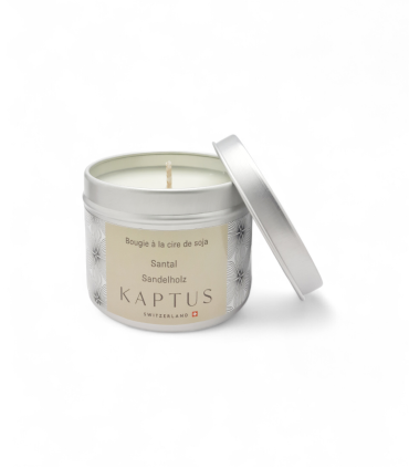 Sandelholz Soja-Wachs-Kerze. Reisekollektion