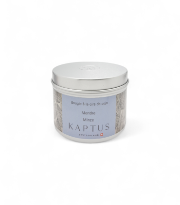 Minze Soja-Wachs-Kerze. Reisekollektion