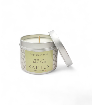 Feige-Zitrone Soja-Wachs-Kerze. Reisekollektion