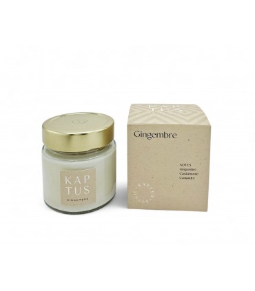 Bougie à la cire de soja Gingembre  Collection Intemporelle