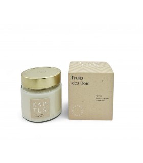 Candela in cera di soia Frutti della foresta. Collezione senza tempo