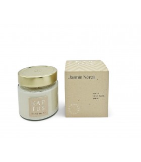 Bougie à la cire de soja Jasmin Néroli. Collection Intemporelle