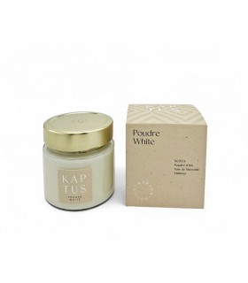 Poudre White Soja-Wachs-Kerze. Zeitlose Kollektion