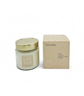 Bougie à la cire de soja Verveine  Collection Intemporelle