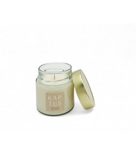 Candela in cera di soia Petali di rosa. Collezione senza tempo